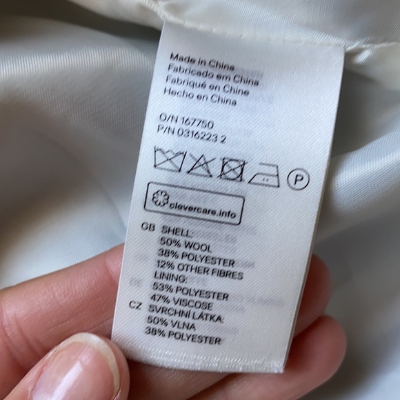 H&M Wool Blend Peacoat - Picture 7 of 7